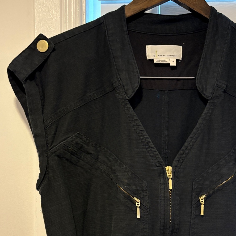 Anthropologie Black Romper